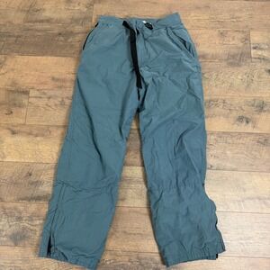 Vintage J. Crew Men's Hiking Trail Outdoor Pants Ankle Zip Slate Blue Size M 32
